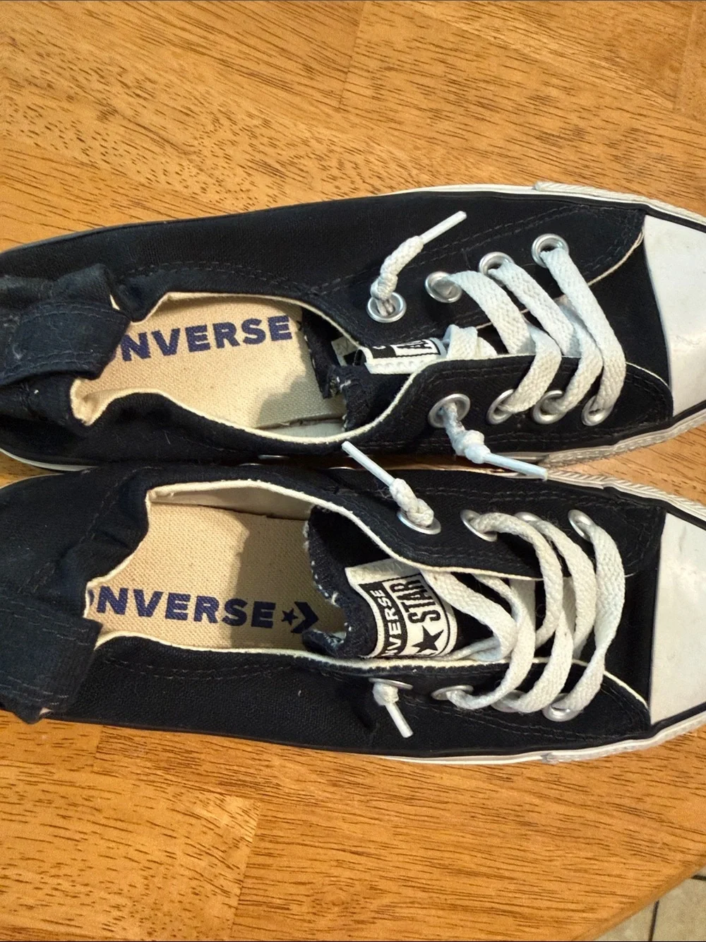 Converse Kids Low-Top Sneakers in Black and White